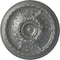 Ekena Millwork Stockport Ceiling Medallion (Fits Canopies up to 6 1/4"), Hand-Painted Silver, 28"OD x 2 3/4"P CM28STSLS - alternate 1